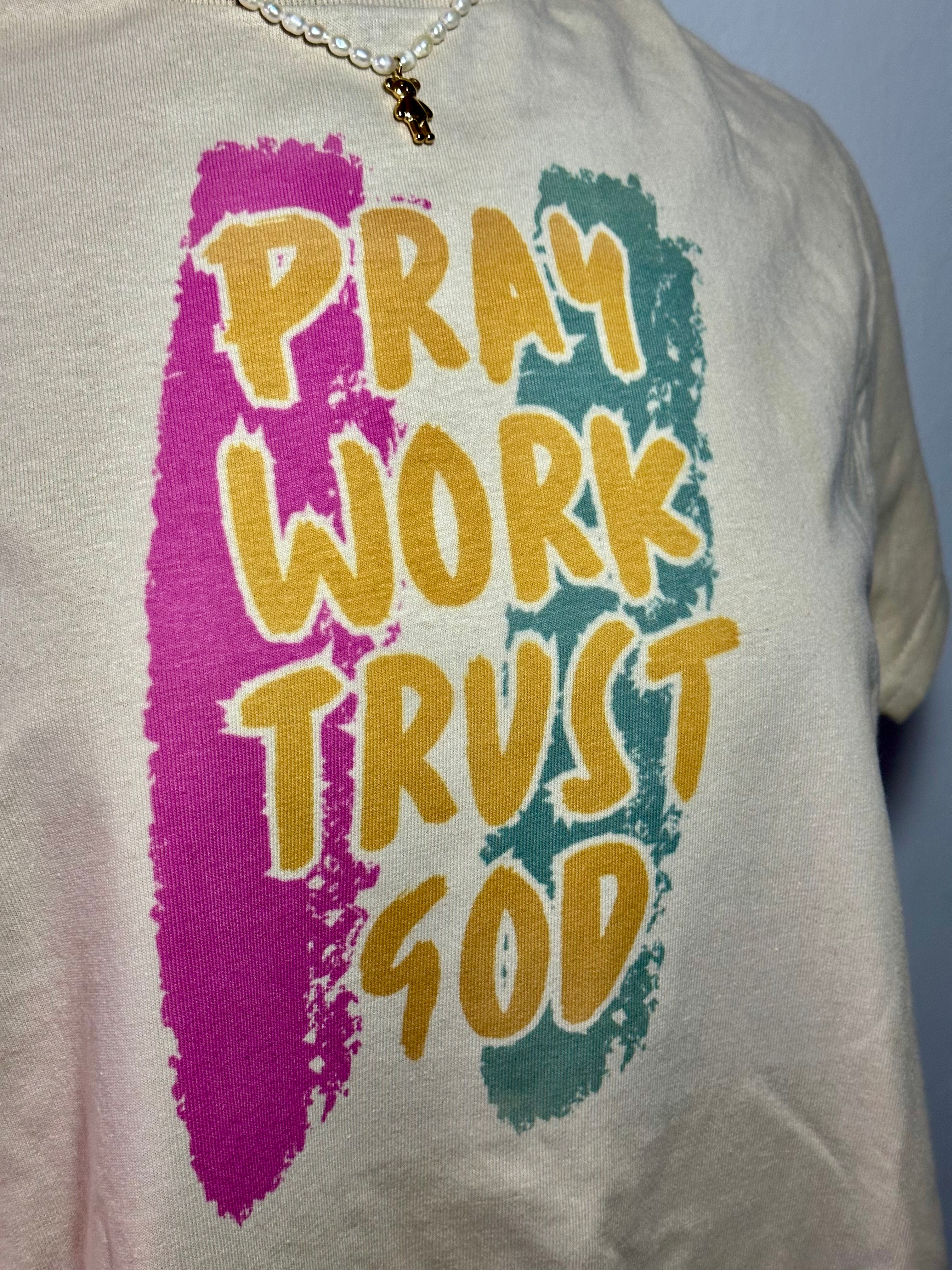 Pray work tshirt